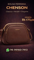 Bolsa Feminina Transversal Chenson Casual - Marrom Café