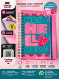 Caderno Smart DAC Hello Turquesa e Rosa Colegial