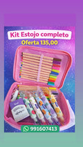 Kit Estojo Completo Premium – Organização e Estilo